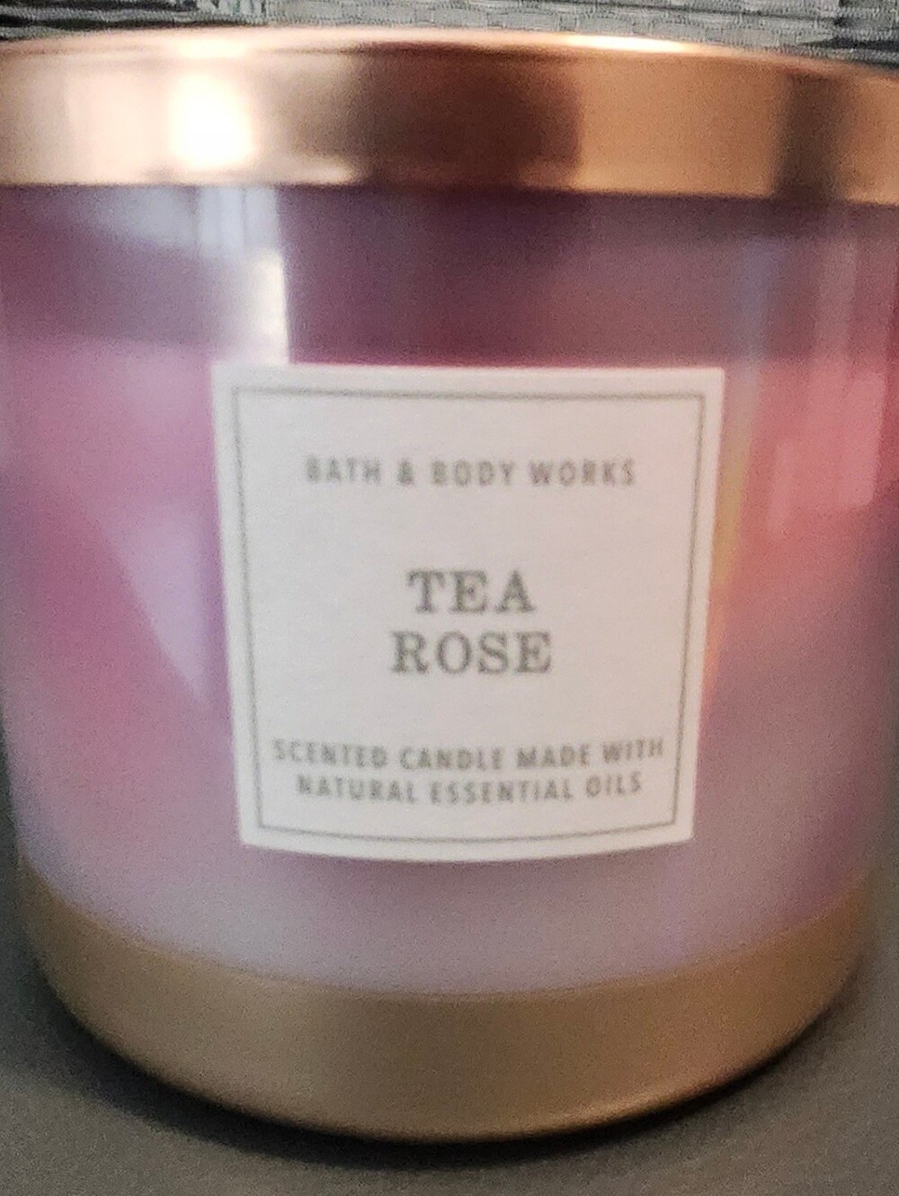 New Tea Rose Bath And Body Works Candle